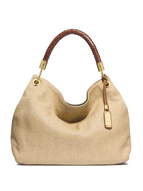 michael kors braided handle bag|saks michael kors handles.